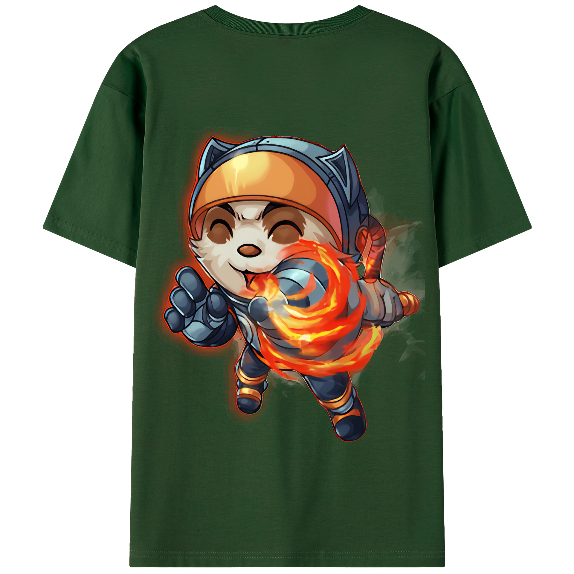 リーグ・オブ・レジェンド League of Legends LOL 綿100％半袖Tシャツ（背面プリント）